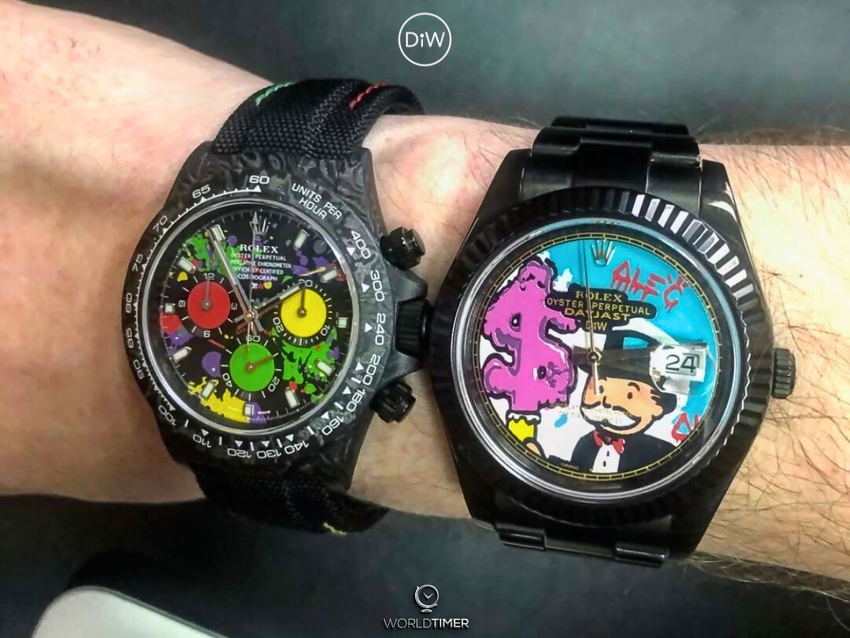 UNIQUE DiW Rolex Datejust ALEC MONOPOLY 劳力士DiW 日志型 | WORLDTIMER