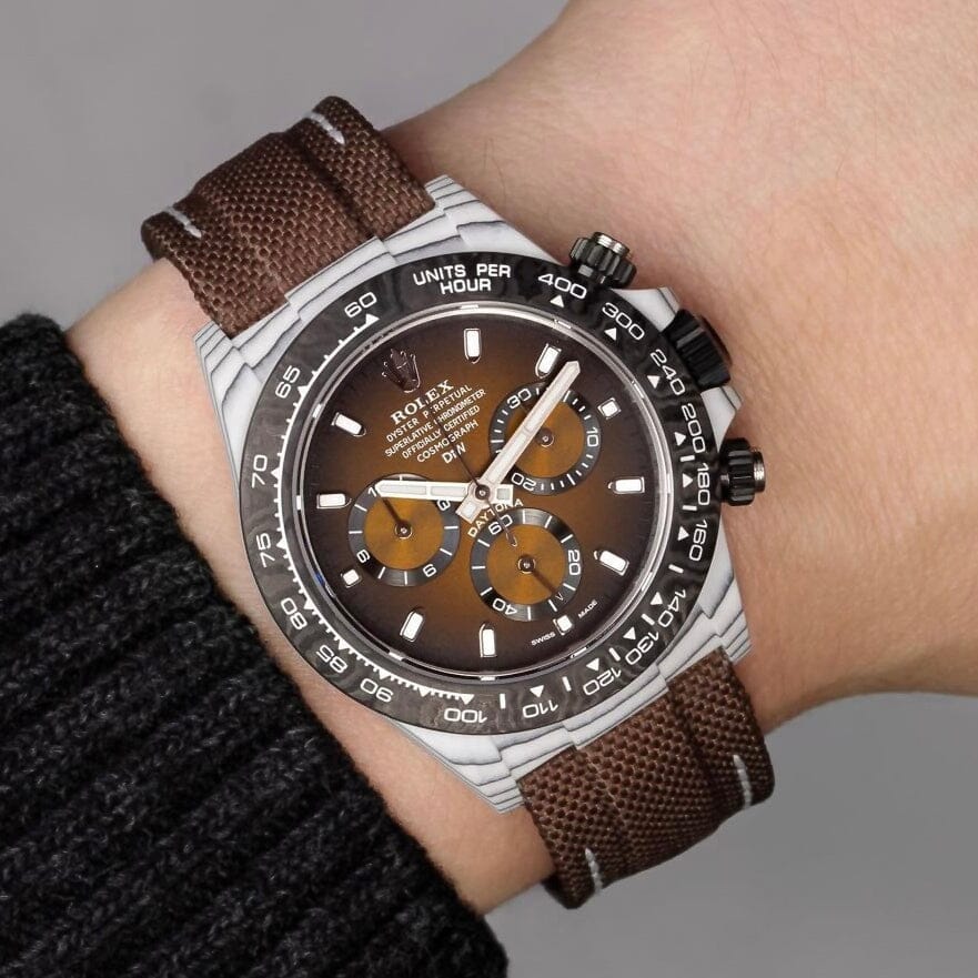 UNIQUE DiW Rolex Daytona CarboQuartz "IRBIS GRADIENT DIAL" 渐变色表盘劳力士 DiW迪通拿 | WORLDTIMER
