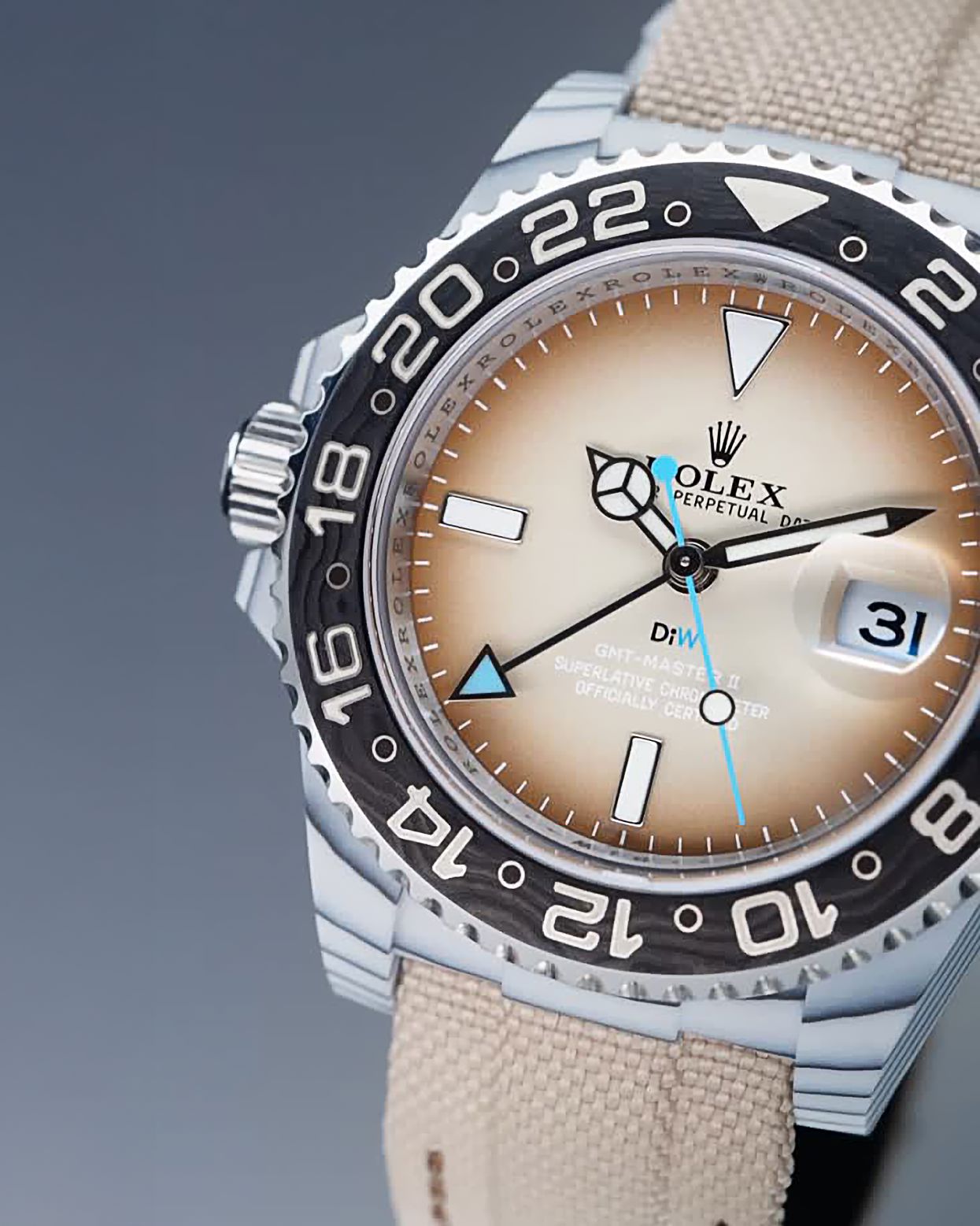 UNIQUE Left-Handed Rolex GMT Master DiW SAVANNA (Retail: €44 990)
