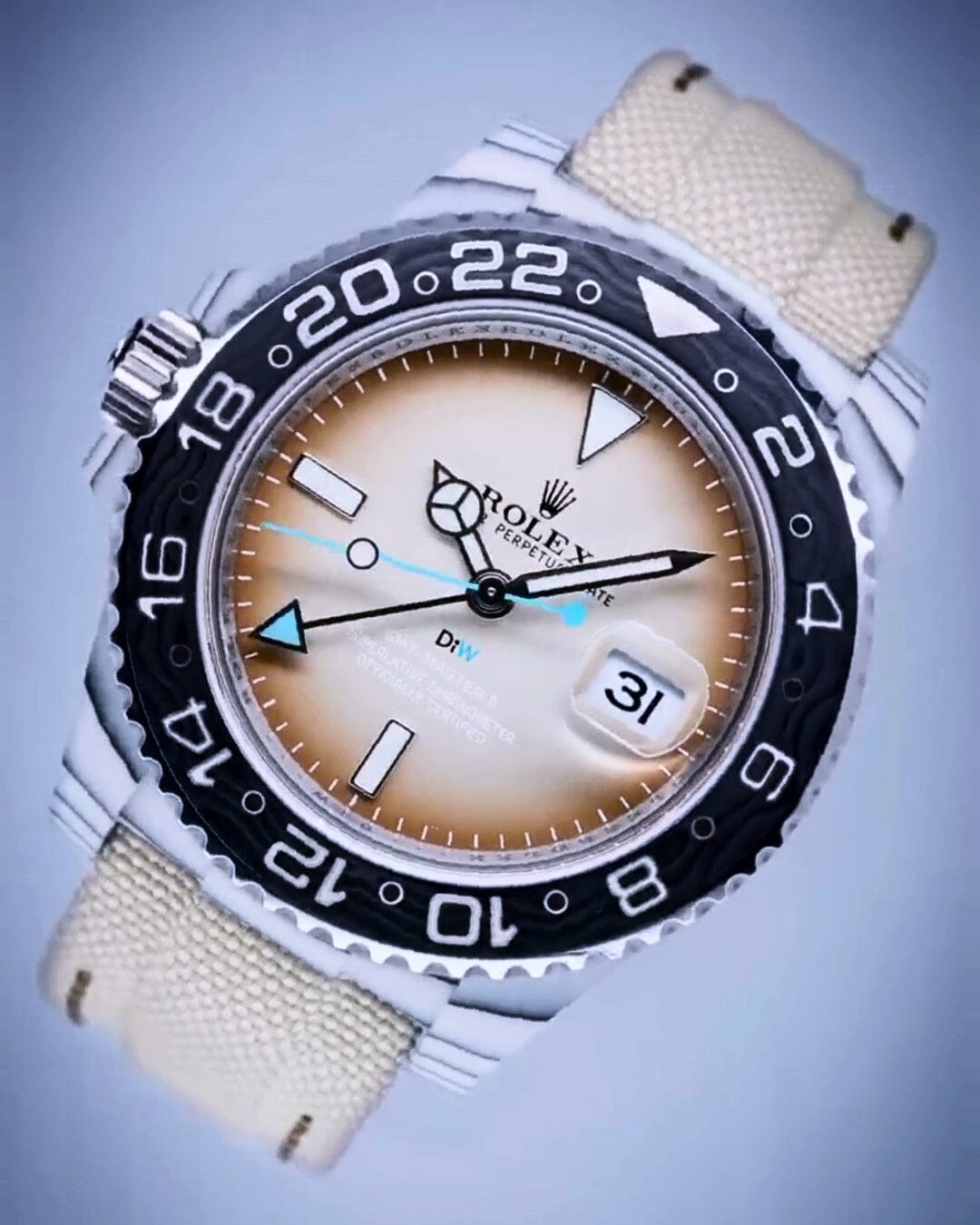 DiW Rolex GMT Master SAVANNA 勞力士 格林尼治型 40毫米訂製腕錶 | WORLDTIMER