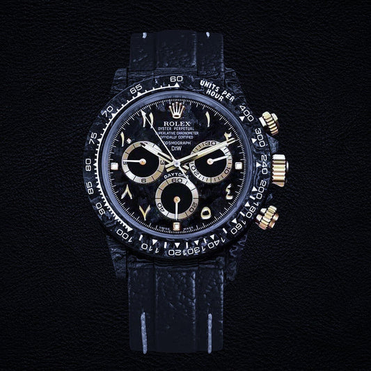 NTPT 碳纖 勞力士 地通拿 NTPT Carbon Rolex Daytona BLACK & GOLD ARABIC | WORLDTIMER