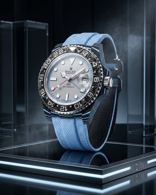 DiW Rolex GMT Master SKYBOUND Oyster 与 NTPT碳纤维 结合的 DiW 劳力士格林尼治 | WORLDTIMER