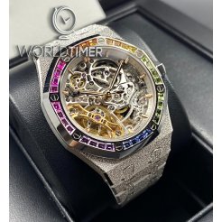 Audemars Piguet [NEW] Frosted Gold “Snow Rainbow” Double Balance Wheel Openworked 15468BC