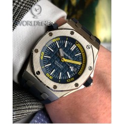 Audemars Piguet [NEW] Royal Oak Offshore Diver 15710ST.OO.A027CA.01 Blue Dial Watch