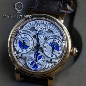 Bovet 播威 [NEW] Dimier Recital 17 Moonphase Triple Time Zone R170001-02 (Retail:CHF 60'000)