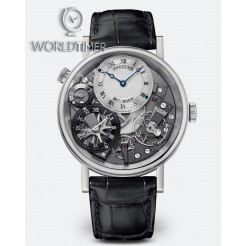 Breguet [NEW] Tradition GMT Silver Skeleton Dial 7067BB/G1/9W6 white gold (List Price:HK$318,600)