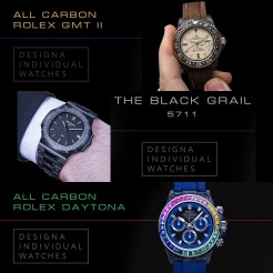 DiW Makes World Lightest Rolex 勞力士 Daytona, GMT-MASTER II, Sea-Dweller and Patek Philippe 百達翡麗 Nautilus 5711