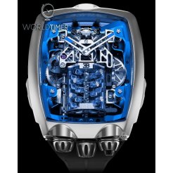 Jacob & Co. 捷克豹 [NEW MODEL] Bugatti Chiron Blue 16 Cylinder Tourbillon (Retail:US$280,000)
