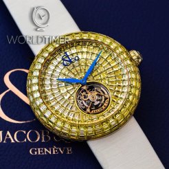 Jacob & Co. 捷克豹 [NEW] Brilliant Flying Tourbillon Yellow Sapphire BT543.50.BY.BY.B (Retail:HK$4,295,300)