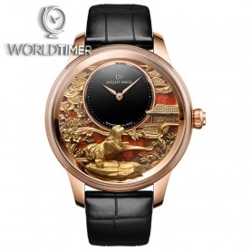 Jaquet Droz [LIMITED 28 PIECE] Petite Heure Minute Relief Dog J005023286 (Retail:CHF 70'200)