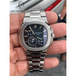 Patek Philippe [2019 NEW] Mens Stainless Steel "Nautilus" 5712/1A Blue Dial Watch
