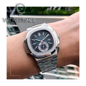 Patek Philippe [2008 USED] Nautilus Chronograph Blue Dial 5980/1A Collectable Watch - SOLD!!