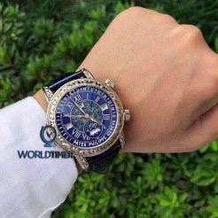 百達翡麗 (Patek Philippe) [2017 USED] Grand Complications Sky Moon Tourbillon 6002G Blue Dial Watch - SOLD!!