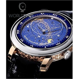 Patek Philippe [2012 USED] Celestial Mens Platinum and Rose Gold Watch 5102PR