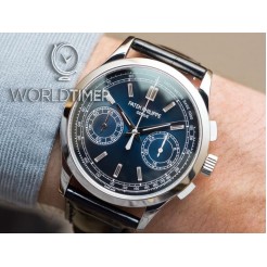 Patek Philippe [2018 NEW] 5170P Complications Chronograph Platinum Blue Dial Watch