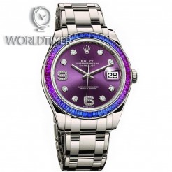 ROLEX [NEW] OYSTER PERPETUAL DATEJUST PEARLMASTER 39mm LADIES 86349SAFUBL