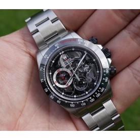 Rolex Artisans de Genève [NEW] “La Barrichello” Daytona Skeleton 40mm Steel Watch