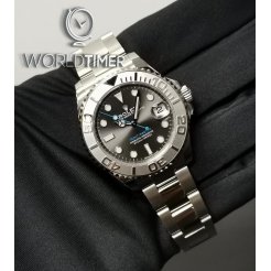 Rolex [NEW] SS/Plat SS 40mm Yacht-Master 126622 Rhodium Dial Watch