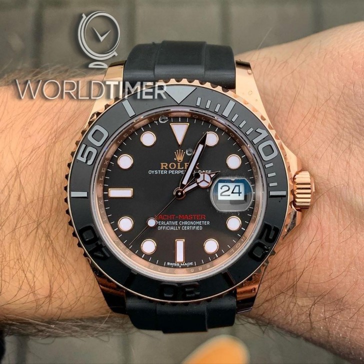 2020 rolex yachtmaster 40mm rose gold