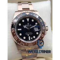 Rolex [NEW] GMT-MASTER II Full Rose Gold 126715CHNR ROOT BEER