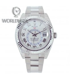 Rolex NEW-全新 326939 Silver Dial Sky-Dweller White Gold Watch (Retail:EUR 45500)
