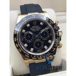 Rolex [NEW] Yellow Gold Daytona 116518LN-0038 G With Diamond Set Watch