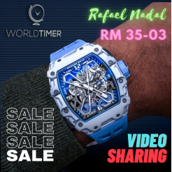 Richard Mille 理查德米勒 RM 35-03 White Quartz TPT Rafael Nadal Automatic Watch
