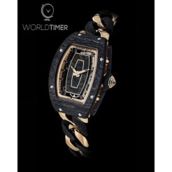 Richard Mille [NEW] RM 07-01 Carbon & Rose Gold Bracelet