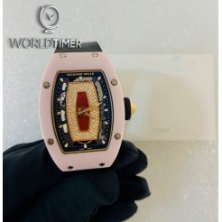 Richard Mille [2018 LIKE NEW] RM 07-01 Pink Ceramic Jasper Automatic Ladies
