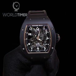 Richard Mille 理查德米勒 [NEW] RM 17-01 Tourbillon Black Ceramic Rose Gold Watch