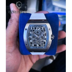RICHARD MILLE RM 67-01 WHITE GOLD EXTRA FLAT AUTOMATIC WATCH