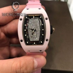 Richard Mille [NEW] RM 07-01 Pink Ceramic Automatic Ladies Watch