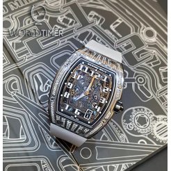Richard Mille [99% NEW] RM 67-01 Titanium Med Set Diamonds Auto Extra Flat