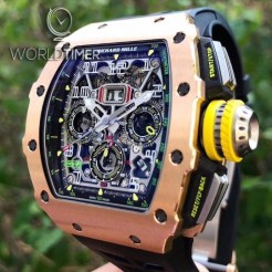 Richard Mille RM 11-03 Rose Gold & Titanium Automatic Flyback Chronograph