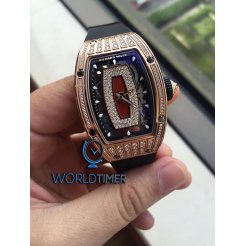 Richard Mille [NEW] RM 07-01 RG Med Set Diamond Jasper Dial Ladies Watch