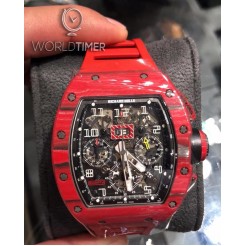 Richard Mille [NEW] RM 011 Red TPT Quartz Automatic Flyback Chronograph