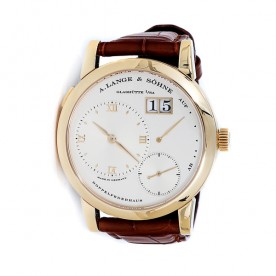 A Lange and Sohne 全新101.021 Lange 1 Champagne Dial 18kt Yellow Gold Men's Watch