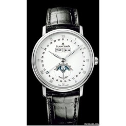 BLANCPAIN [NEW] VILLERET STAINLESS STEEL WHITE AUTOMATIC 6263-1127-55B (Retail:HK$98,000) 