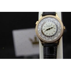 Patek Philippe [NEW] World Time 7130R-011 Ladies Rose Gold On Ivory Dial
