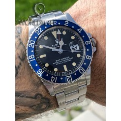 Rolex Vintage 1675 GMT-Master “Blueberry” MKII SS 5.1 Serial Watch