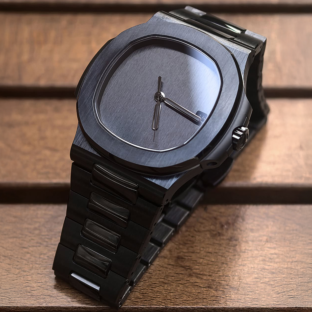 The All Black Patek Philippe Nautilus Ceramic by AET REMOULD (Retail: US$68,000) | WORLDTIMER