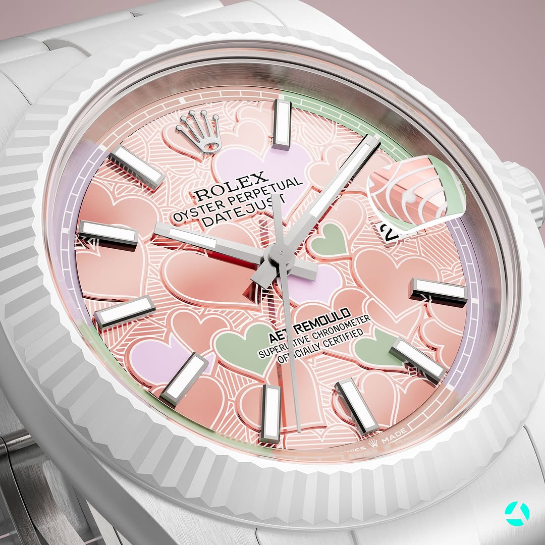 Rolex Datejust VALENTINE WATCH AET Remould FLUTTER Full Ceramic Watch (Retail: US$29,600) | WORLDTIMER