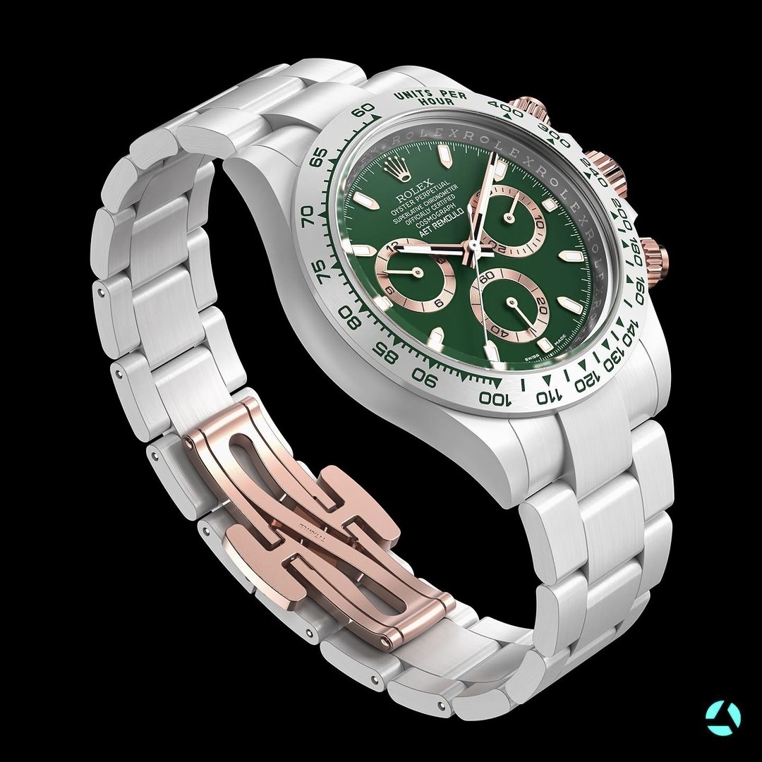 AET REMOULD Rolex Ceramic Daytona BRITISH RACING GREEN (Retail: US$77,100) | WORLDTIMER