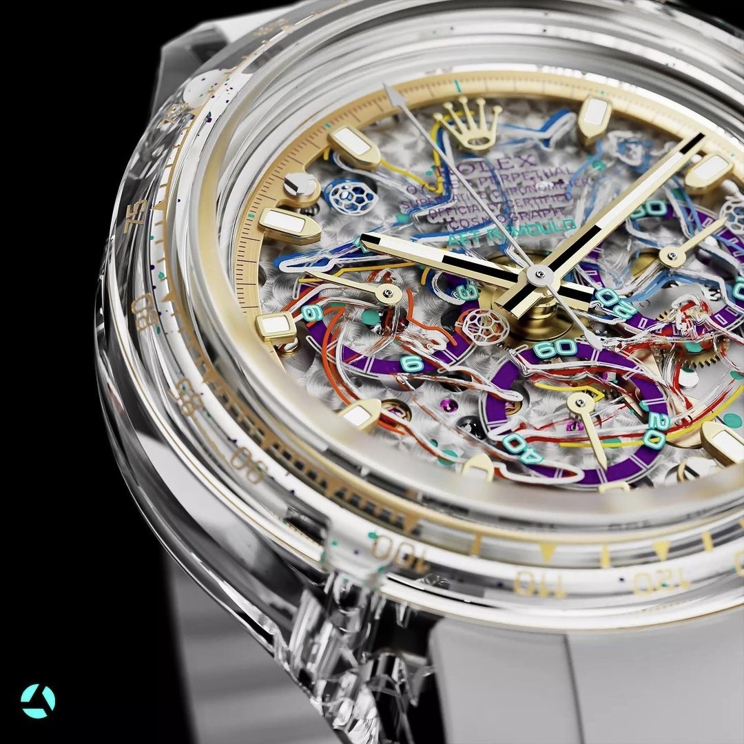 AET REMOULD Sapphire Rolex Daytona FOOTBALL FEAST (Retail: US$114,300) | WORLDTIMER