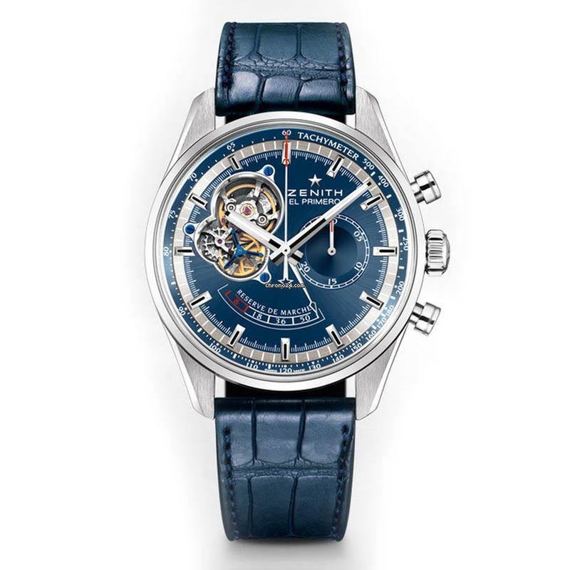 Zenith [NEW] El Primero Chronomaster Power Reserve Blue Dial Mens Watch 03.2085.4021/51.C700 | WORLDTIMER