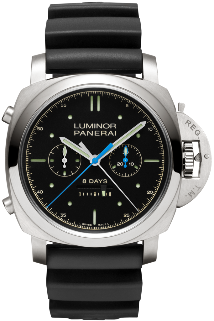 PANERAI [NEW] LUMINOR 1950 RATTRAPANTE 8 DAYS TITANIO 47MM PAM 530 (Retail:HK$175,500) | WORLDTIMER