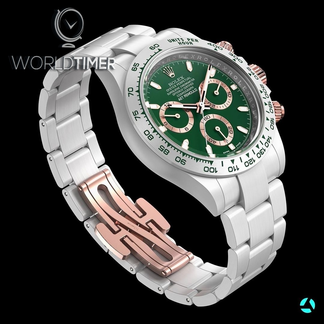 AET REMOULD Rolex Ceramic Daytona BRITISH RACING GREEN (Retail: US$77,100) | WORLDTIMER