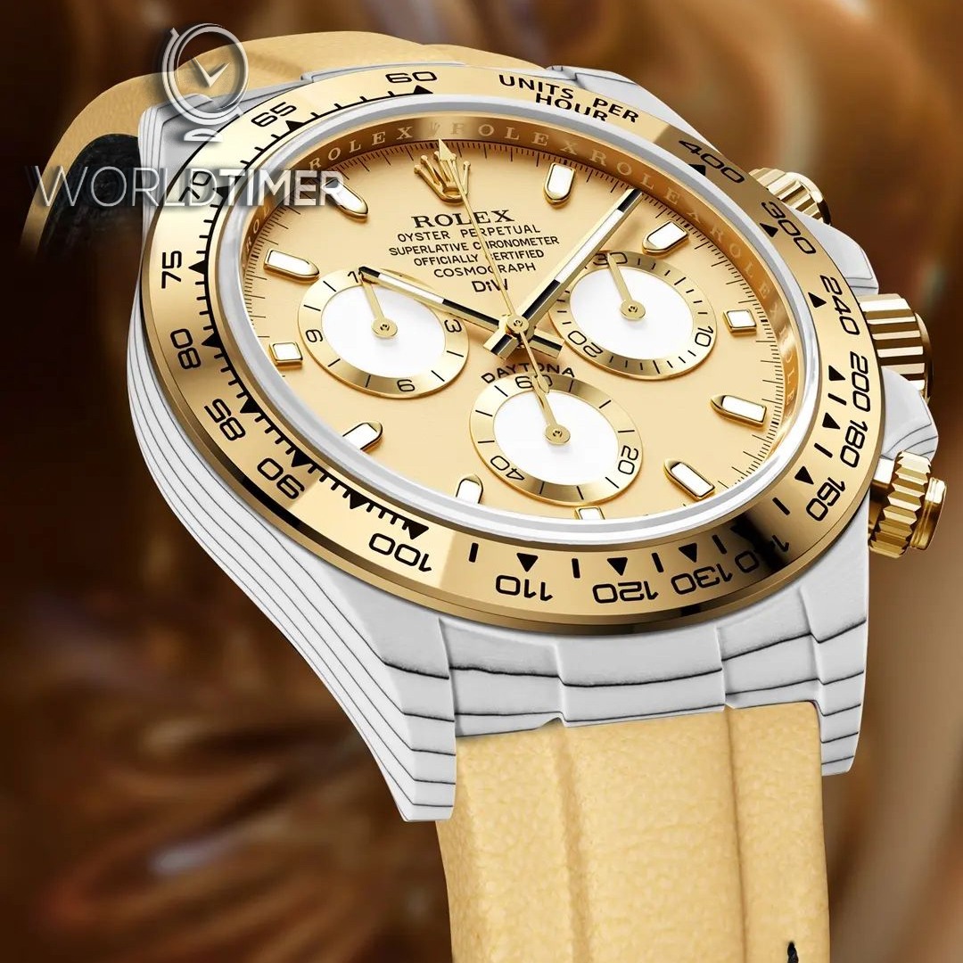 Rolex DiW Quartz Fiber Daytona GOLDEN ESSENCE (Retail:EUR 59990) | WORLDTIMER