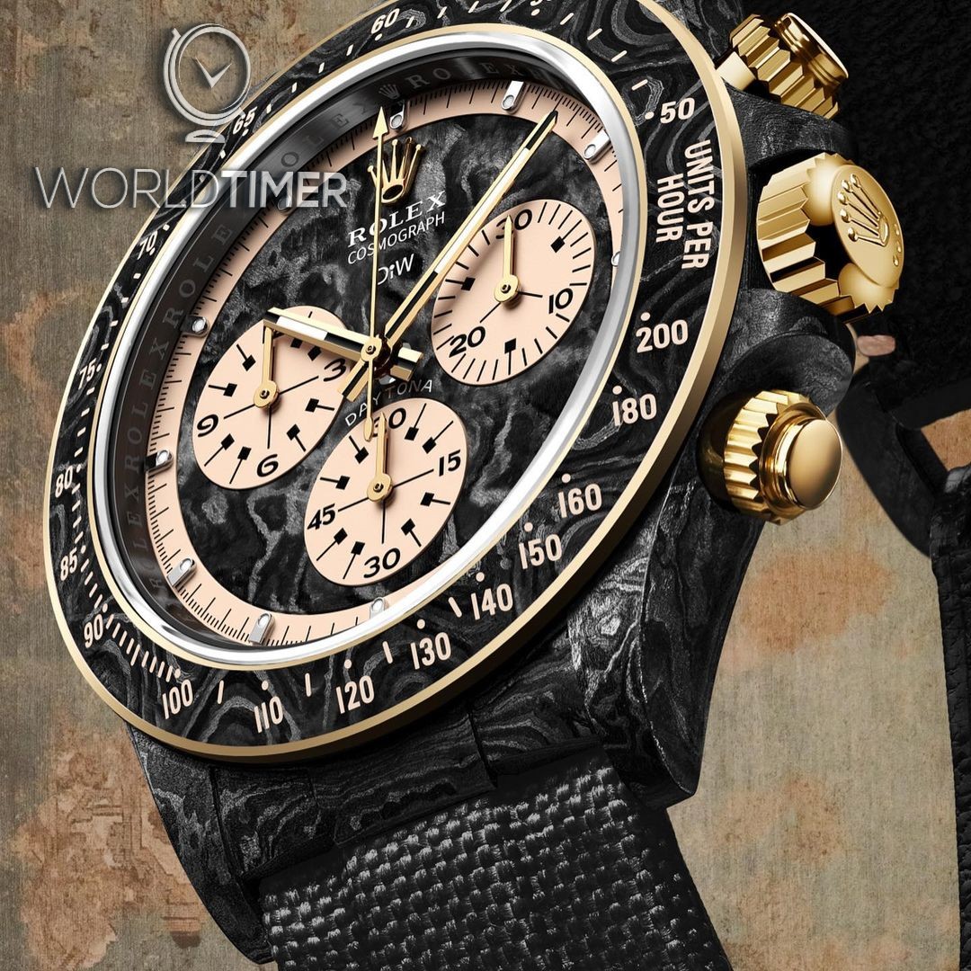 DiW Rolex Daytona Paul Newman NEO CLASSIC Project In NTPT Carbon | WORLDTIMER