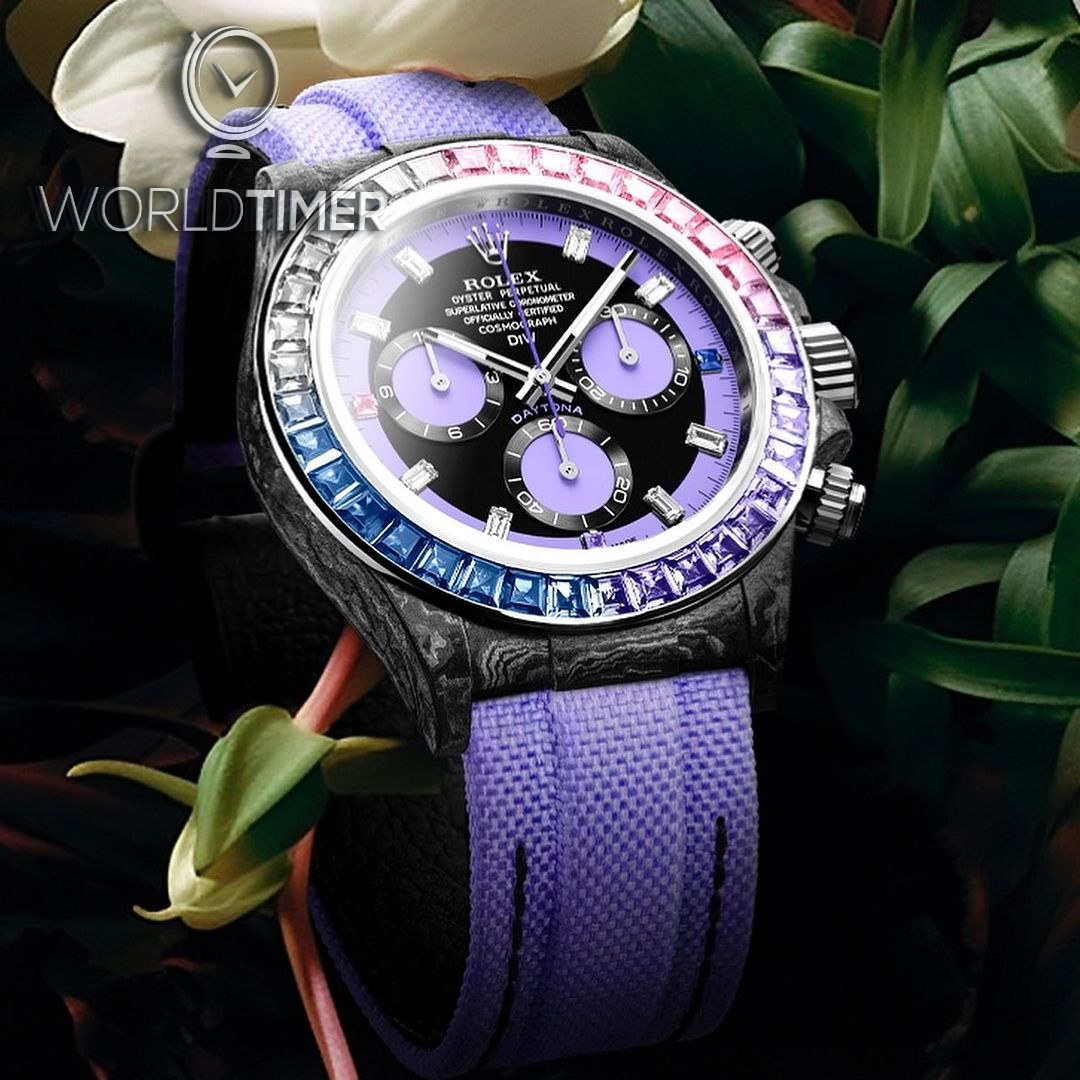 Rolex DiW Daytona RAINBOW VIOLET (Retail:EUR 78990) | WORLDTIMER